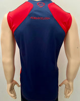 2007-2008 FC Barcelona Training Top Sleeveless Pre Owned