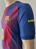 2025-2026 FC Barcelona Home Shirt Lamine Yamal Player Issue Authentic Champions New BNWT Size L