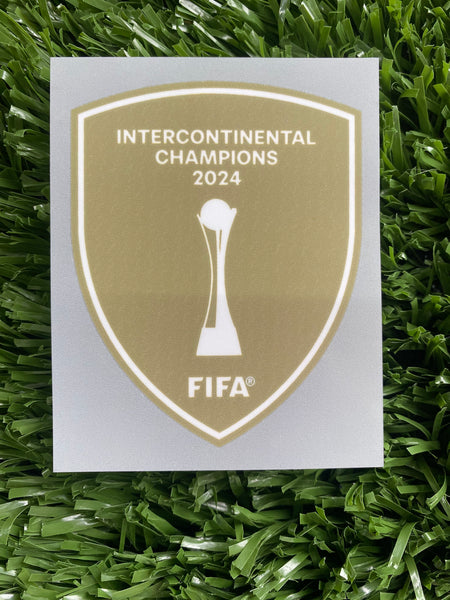 2025 Intercontinental Champions Badge 2024 for Real Madrid World Clubs Cup Cromotransfer Sporting ID Adult Size