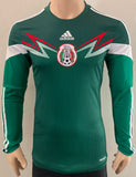 2014 World Cup Mexico National Team Long Sleeve Home Shirt Pre Owned Size S