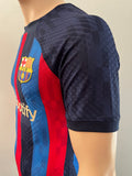 2022-2023 FC Barcelona Home Shirt Pablo Baez Gavira “Gavi” Player Issue Kitroom Champions League Mint Size M