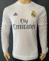 2014 - 2015 Real Madrid Home Adidas Climacool Benzema Shirt La Liga (L)