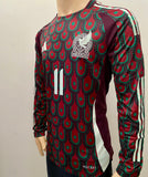 2024-2025 Mexico Home Shirt Santiago Gimenez Player Issue Authentic Long Sleeve New BNWT Size L