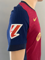 2024-2025 FC Barcelona Home Shirt Lamine Yamal Player Issue Kitroom Mint Multiple Sizes