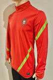 2010-2012 Portugal National Team Drill Top Player Issue Kitroom Red Sponsorless