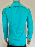 2024-2025 Brazil National Team Shield Drill Top Training Player Issue Kitroom Water Proof Worn and Washed Size L