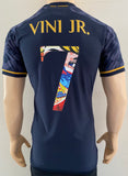 2023-2024 Real Madrid CF Away Shirt Vini Junior Player Issue Authentic Special Edition Friendly Match New BNWT Multiple Sizes