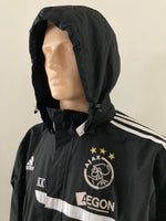 2013-2014 Ajax Windbreaker Pre Owned Player Issue Kitroom Size XL