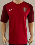 2016-2017 Portugal National Team Home Shirt Euro Winners Pre Owned Size L