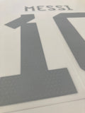 2023-2024 Argentina National Team Away Name Set And Number Lionel Messi  Kit Player Issue Noble 3 STARS (no DekoGraphics)