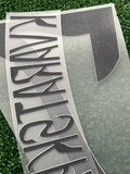 2025-2026 PSG Paris Saint Germain PSG Kvaratskhelia Fifth Name set and Number Champions League and Cup Monblason