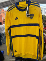 2023-2024 Boca Juniors Away Shirt Player Issue Authentic Long Sleeve New BNWT Size M