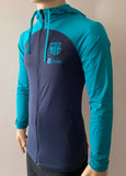 2023-2024 FC Barcelona  Third Jacket Player Issue Kitroom Travel with Cap BNWOT size S