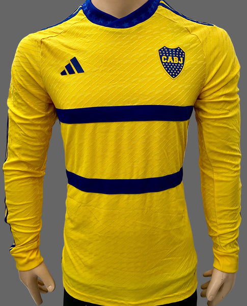 2023-2024 Boca Juniors Away Shirt Player Issue Authentic Long Sleeve New BNWT Size M