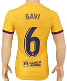 2022-2023 FC Barcelona Fourth Shirt Pablo Báez Gavira “Gavi” Player Issue Kitroom Senyera LaLiga Mint Size M (Fiited)