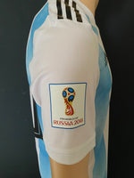 2018-2019 Argentina Home Shirt  Lionel Messi Player Issue Authentic World Cup vs France New BNWT Size M