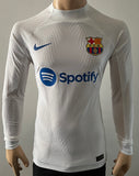 2023-2024 FC Barcelona Away Shirt Player Issue Kitroom Long Sleeve BNWOT Multiple Sizes (Fitted)