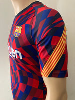 2020-2021 FC Barcelona Pre-Match Shirt Gaudi Senyera Pre Owned Multiple Sizes