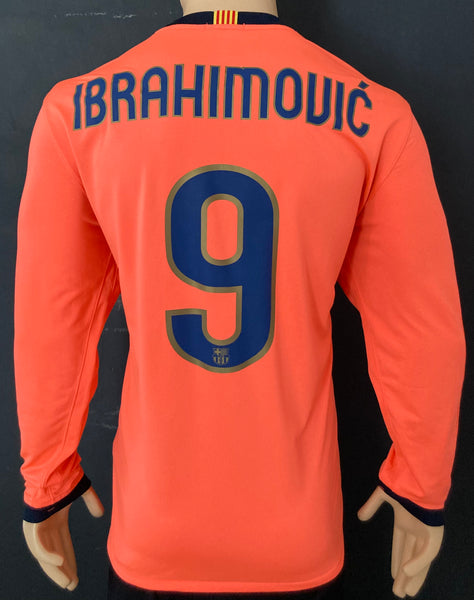 2009-2010 FC Barcelona Away Shirt Ibrahimovic