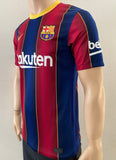 2020-2021 FC Barcelona Home Shirt Lionel Messi LaLiga Pre Owned Size XL