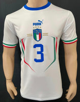 2022 Italy National Team Away Shirt Chiellini 3 BNWT Multisize