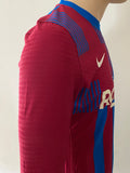 2021-2022 FC Barcelona Home Shirt Ousmane Dembele Player Issue Kitroom Supercup Mint Size M (Fitted)