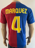 2008 2009 Barcelona FC Home Shirt MÁRQUEZ 4 Size M