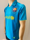 2007-2008 FC Barcelona Away Shirt Camp Nou 50th Anniversary Pre Owned Size S