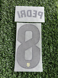 2025-2026 FC Barcelona Home Name Set and Number Pedri Player Issue La Liga Textprint Adult Size