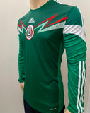 2014 World Cup Mexico National Team Long Sleeve Home Shirt Pre Owned Size L