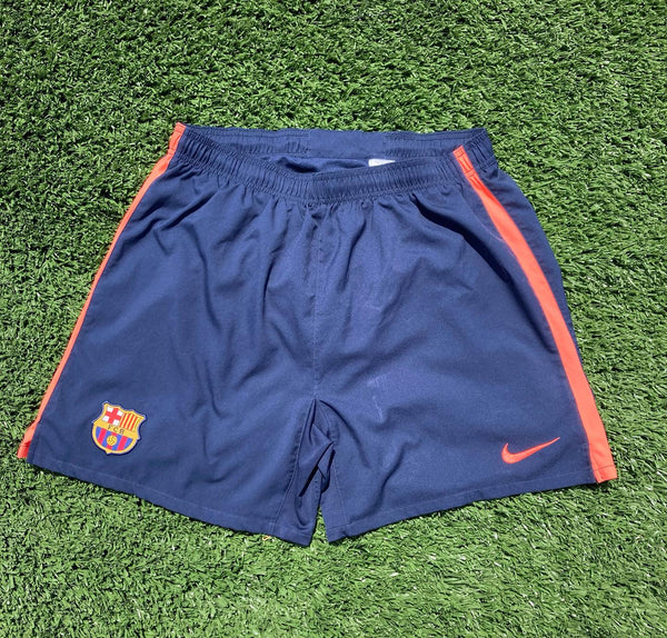 2009 - 2010 Barcelona FC Short Player Issue Kitroom Size XL