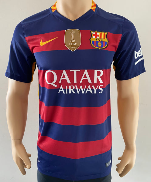 2015-2016 FC Barcelona Home Shirt WCC BNWT Size M