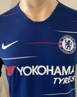 2018-2019 Chelsea Home Shirt Player Issue Authentic Pre Owned Size L (Fitted)