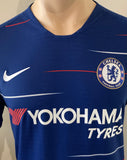 2018-2019 Chelsea Home Shirt Player Issue Authentic Pre Owned Size L (Fitted)