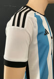 2022 Argentina World Cup Home Shirt Lionel Messi Name Set Pre Owned Size S
