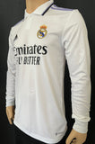 2022-2023 Real Madrid Long Sleeve Home Shirt Carvajal La Liga BNWT Size M