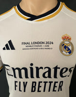 2023-2024 Real Madrid Home Shirt Final Wembley Toni Kroos Farewell Champions League NEW BNWT Multiple Sizes