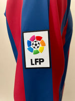 2005-2006 FC Barcelona Home Shirt Ronaldinho Gaucho Reissue Player Issue Authentic Long Sleeve Total 90