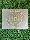 2024-2025 FC Barcelona Home MTD Match Day 125 Anniversary Years Textprint