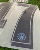 2025-2026 Manchester City Phil Foden Home Name Set and Number Champions League and Cup Stilscreen Adult Size