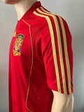 2008-2009 Spain National Team Home Shirt Euro Pre Owned Size M