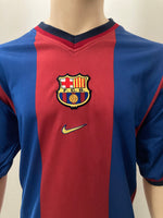 1998-1999 FC Barcelona Home Shirt Rivaldo La Liga Pre Owned Size XL