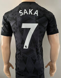 2022-2023 Arsenal Away Shirt Bukayo Saka Player Issue Kitroom English Premier League Mint Size M