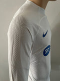 2023-2024 FC Barcelona Away Shirt Player Issue Kitroom Long Sleeve BNWOT Multiple Sizes (Fitted)