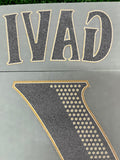 2026-2027 FC Barcelona Pablo Gavi Home Name set and Number Champions League and Cup Textprint