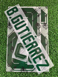 2026-2027 Mexico National Team Away Name Set and Number Brian Gutierrez Player Issue Canton Merchandising