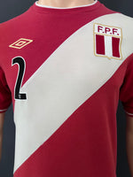 2011 Peru Away Shirt Alberto Rodríguez Player Issue Kitroom  Size M
