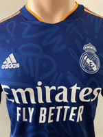 2021-2022 Real Madrid Long Sleeve Away Shirt Player Issue BNWT Size S