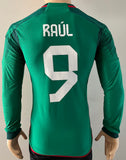 2022-2023 Mexico National Team Home Shirt Raul Jiménez Player Issue Authentic Long Sleeve World Cup Pre Owned Size S