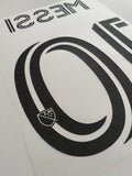 2023-2024-2025 Inter Miami Home Number and Name Lionel Messi  Avery Dennison Player Issue